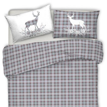 Trapunta invernale in cotone made in Italy CERVO GRIGIO