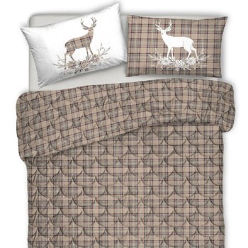 Trapunta invernale in cotone made in Italy CERVO BEIGE