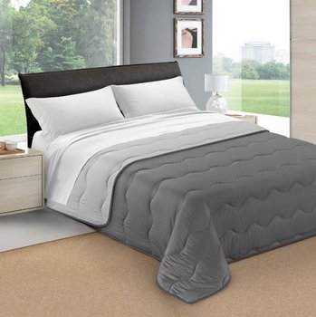 Trapunta bicolore Grigia chiaro e scuro