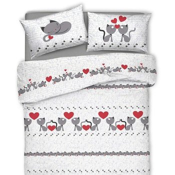 Trapuntino primaverile in cotone made in italy - CATS GRIGIO