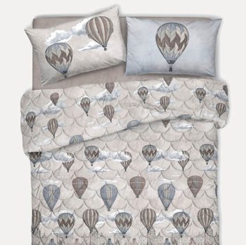 Trapuntino primaverile in cotone made in italy - VOLARE BEIGE