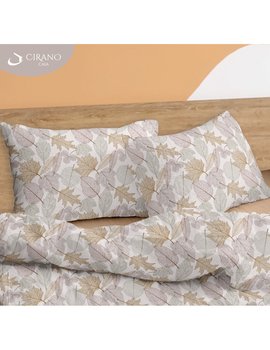 Completo lenzuola matrimoniale FALLEN - BEIGE
