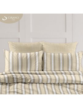 Copripiumino matrimoniale LINEN - GIALLO