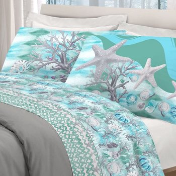Completo lenzuola in cotone Marina Verde