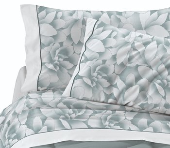 Completo lenzuola matrimoniale in Percalle di Cotone made in Italy MAGNOLIA