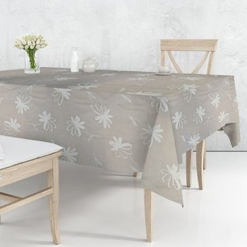 Tovaglia Fiore Stilizzato 140x180 + 6 Tovaglioli