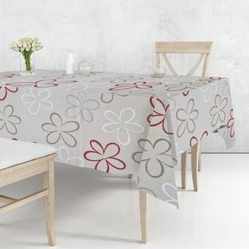 Tovaglia Margherite Stilizzate 140x240 + 8 Tovaglioli