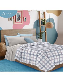 Trapunta matrimoniale invernale Made in Italy PIQUET - BLU