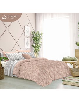 Trapunta matrimoniale invernale Made in Italy PAISLEY - TERRA