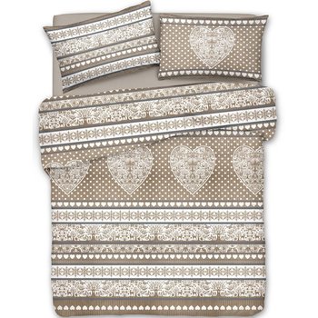 Copripiumino in cotone New Tirolo Beige