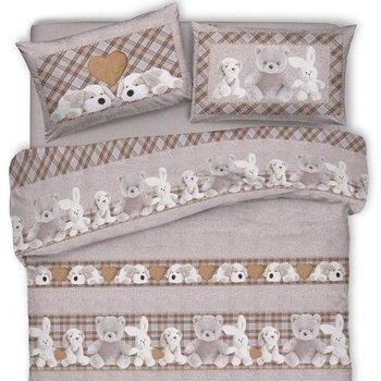 Copripiumino in cotone PELUCHES BEIGE