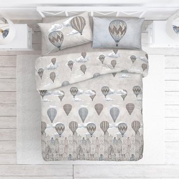 Copripiumino in cotone VOLARE BEIGE