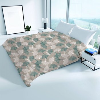 Copriletto con federe in cotone Piquet Foglia Verde