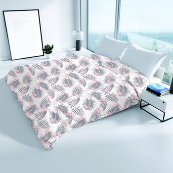 Copriletto con federe in cotone Piquet Fenicotteri