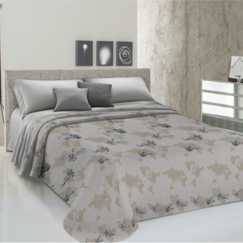 Copriletto in cotone Piquet Aerei Beige