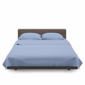 Completo lenzuola in cotone Azzurro