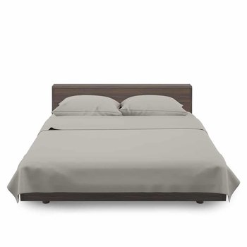 Completo lenzuola in cotone Grigio chiaro