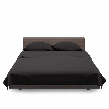 Completo lenzuola in cotone Nero