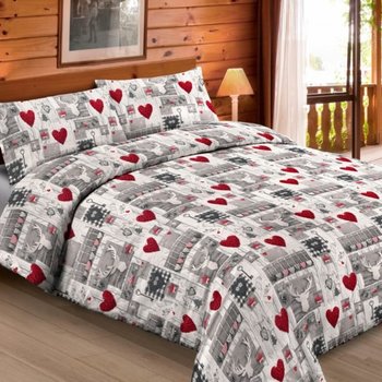 Copripiumino in cotone Cuoricini Tirolo Tirolese