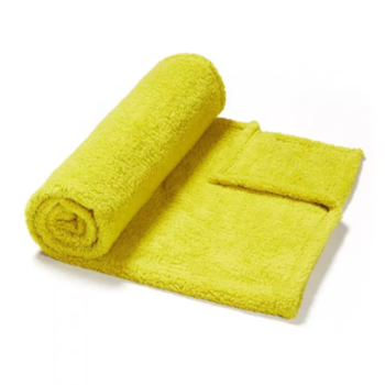 Coperta Plaid in morbidissimo Pile Giallo 150x200