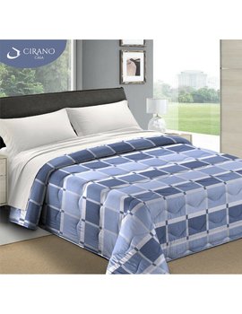 Trapunta invernale Made in Italy TORONTO BLU