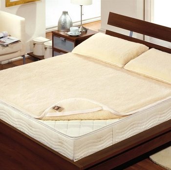 Coprimaterasso in pura Lana Vergine Merino Singolo 400 gr