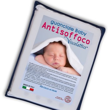 Guanciale Baby Anti Soffoco in Viscolattice 30x40