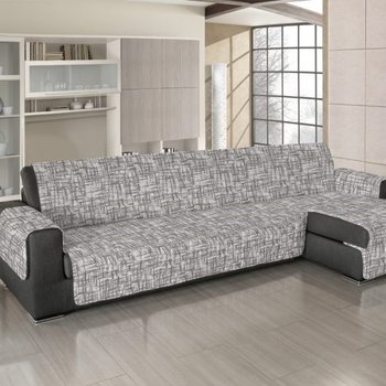 Copridivano con penisola Reticolo Beige