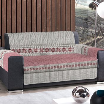 Copridivano in varie misure Maglia Rosso