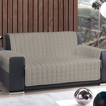 Copridivano in varie misure  tinta unita Tortora