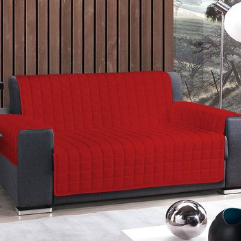 Copridivano in varie misure tinta unita Rosso