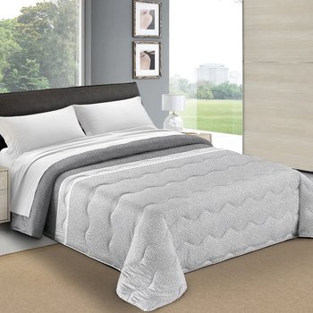 Trapunta invernale in Microfibra 300 gr. Camilla Grigio