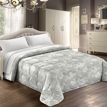 Trapunta invernale in Microfibra 300 gr. Laura Grigio