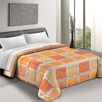 Trapunta invernale in microfibra 300 gr. Toronto Arancio