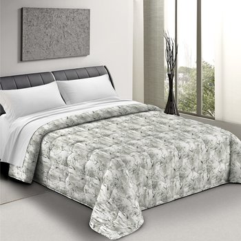 Trapunta invernale in microfibra 300 gr. Vittoria Grigio