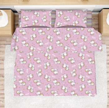 Completo Lenzuola in flanella made in Italy UNICORNO