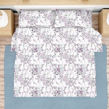 Completo lenzuola in flanella made in Italy ACQUERELLO