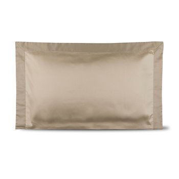 Federa singola in raso 300 fili Sabbia