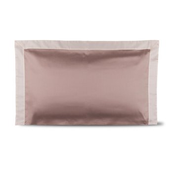 Federa singola in raso 300 fili Rosa meilland