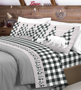 Completo lenzuola in cotone Canada Grigio