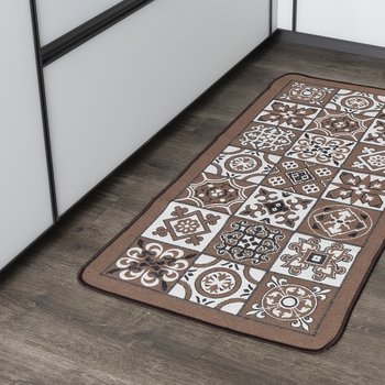 Tappeto antiscivolo Positano Marrone