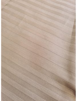 Completo lenzuola matrimoniale in raso di Cotone ELEGANCE TORTORA