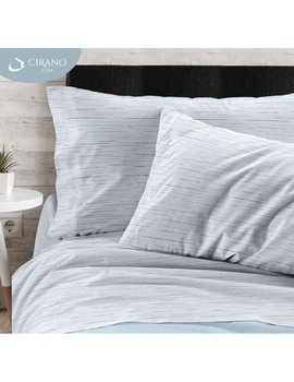 Completo lenzuola matrimoniale Boucle Azzurro