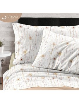 Completo Lenzuola matrimoniale SKETCH ARANCIO