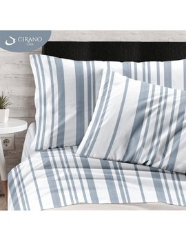 Completo Lenzuola Popeline Azzurro