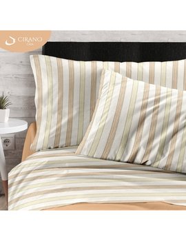 Completo Lenzuola matrimoniale NATUREL ARANCIO