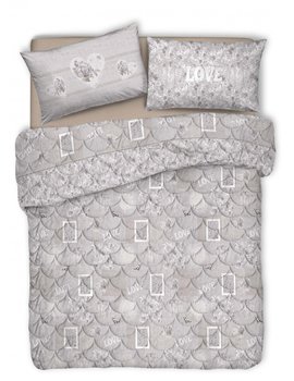 Trapunta invernale in cotone made in Italy SHABBY GRIGIO