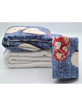 SET ASCIUGAMANI STAMPA DIGITALE 2 PEZZI - 3 PEZZI disegno CUORE