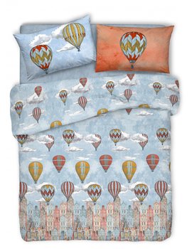 Copriletto con Federe in cotone Piquet VOLARE ARANCIO