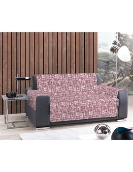 Copripoltrona - Misura cm. 60 - 65 RETICOLO ROSSO